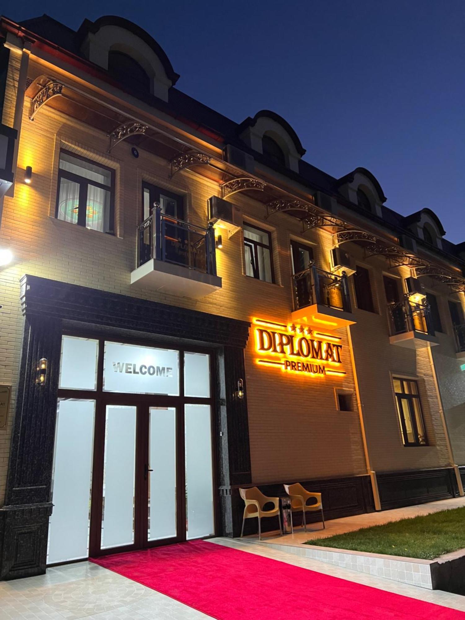 Hotel Diplomat Premium Samarcanda Exterior foto